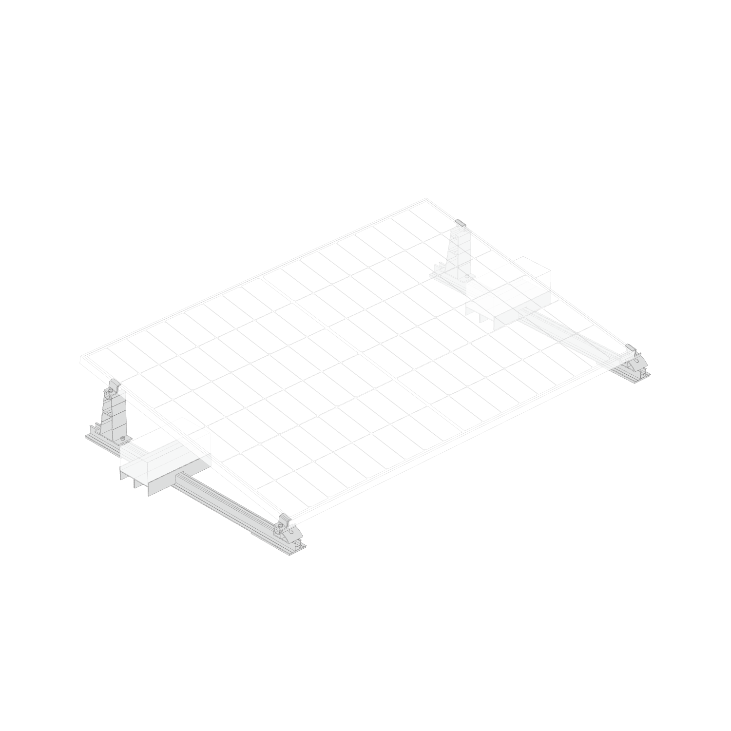 Supporto EcoFlow – Tetto piatto - Image 2