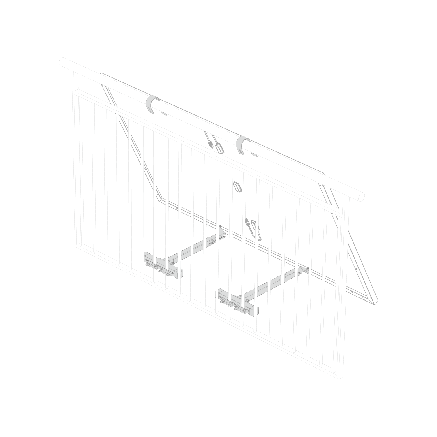 Supporto EcoFlow – Balcone con ringhiera - Image 2