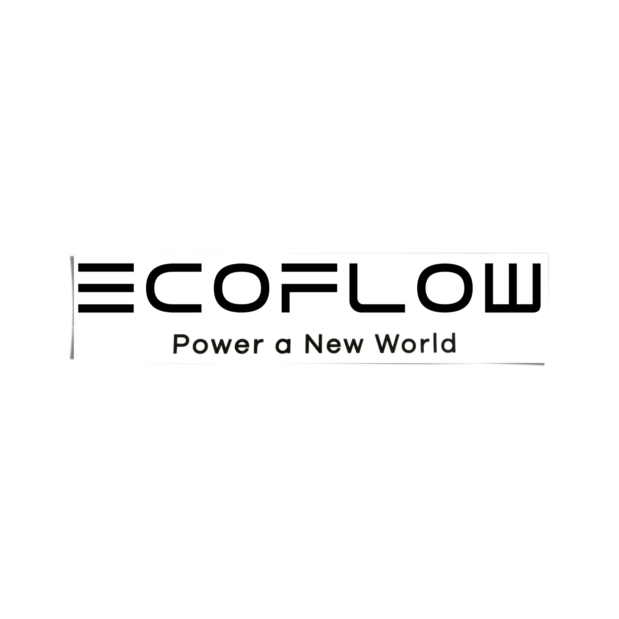 Adesivi con logo del marchio EcoFlow
