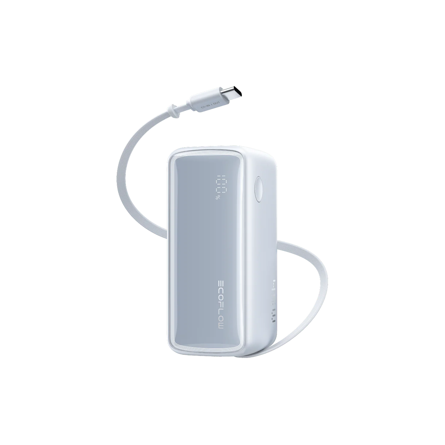EcoFlow RAPID Power Bank (10K, 45W, Retractable Cable)