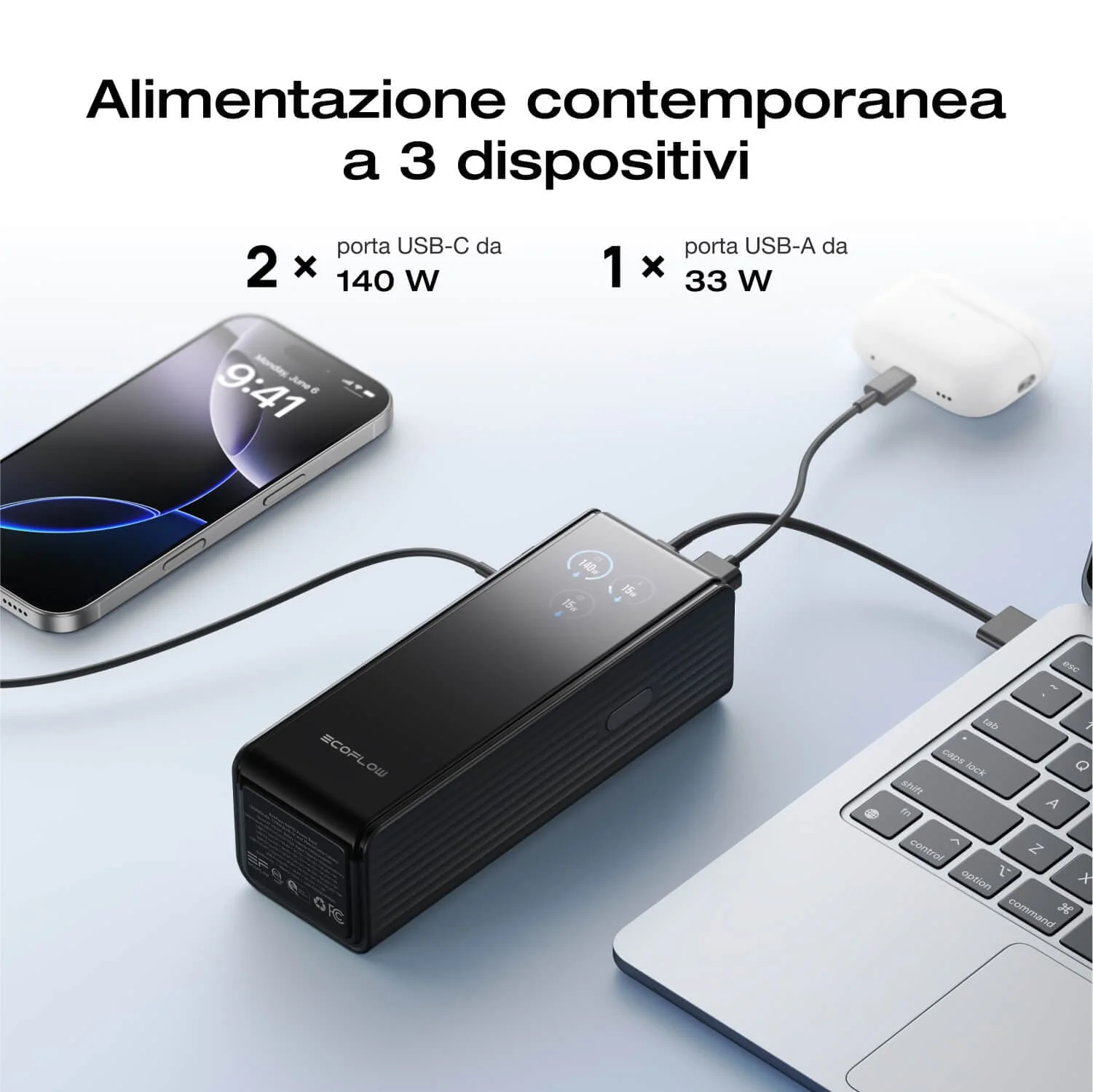 EcoFlow RAPID 25000mAh Power Bank in Verde - Image 6