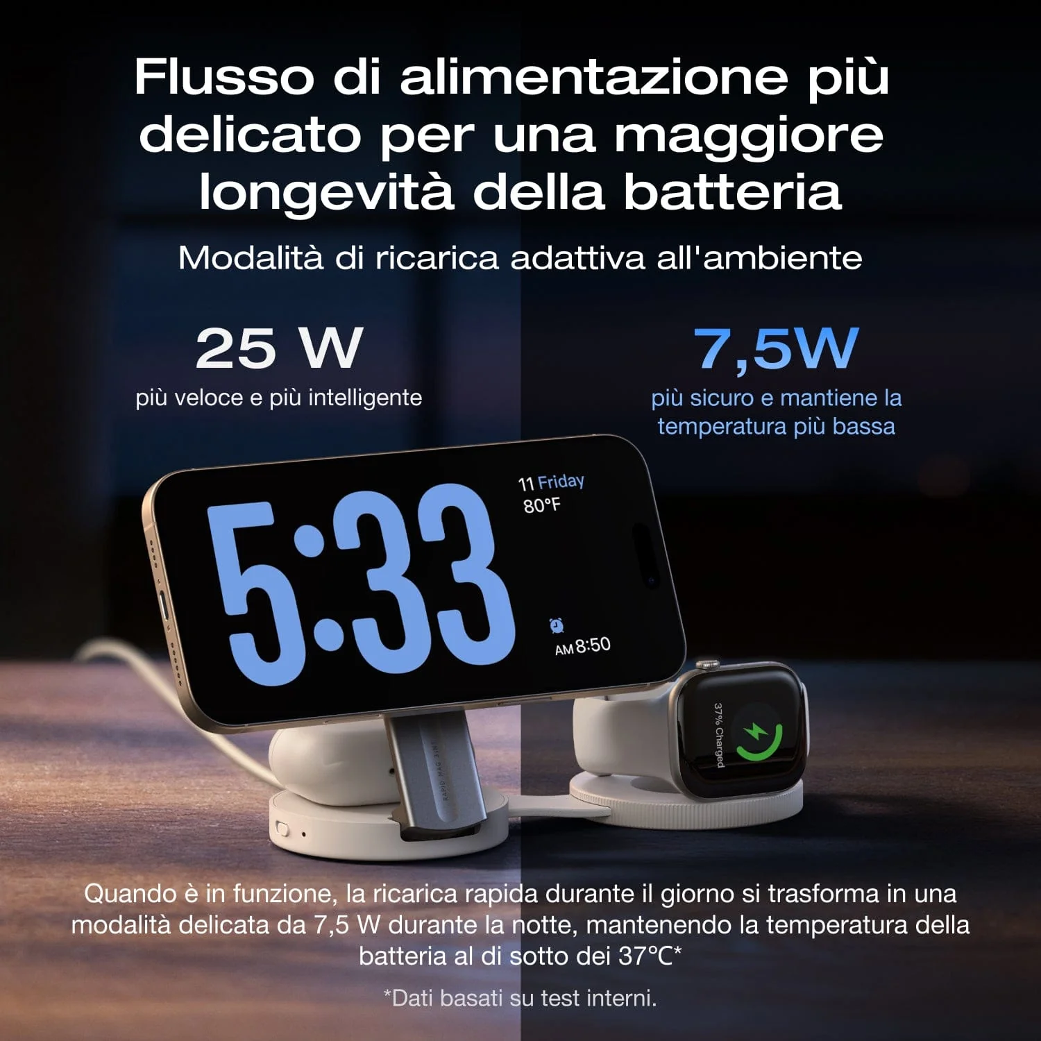 Stazione di ricarica wireless EcoFlow RAPID Mag Qi2.2 (pieghevole 3 in 1) - Image 9