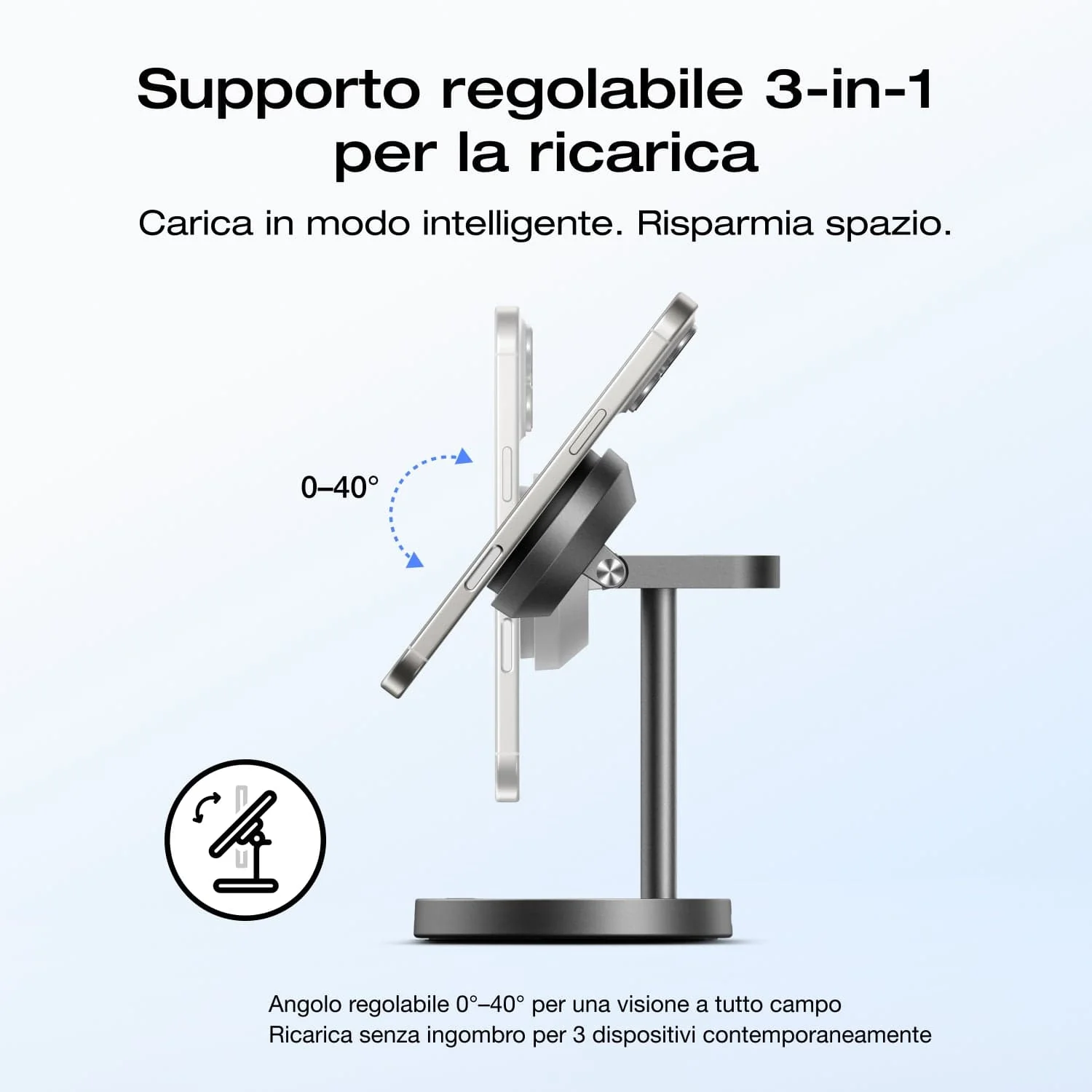 EcoFlow Stazioni di ricarica wireless EcoFlow RAPID Mag Qi2 (3 in 1) - Image 5
