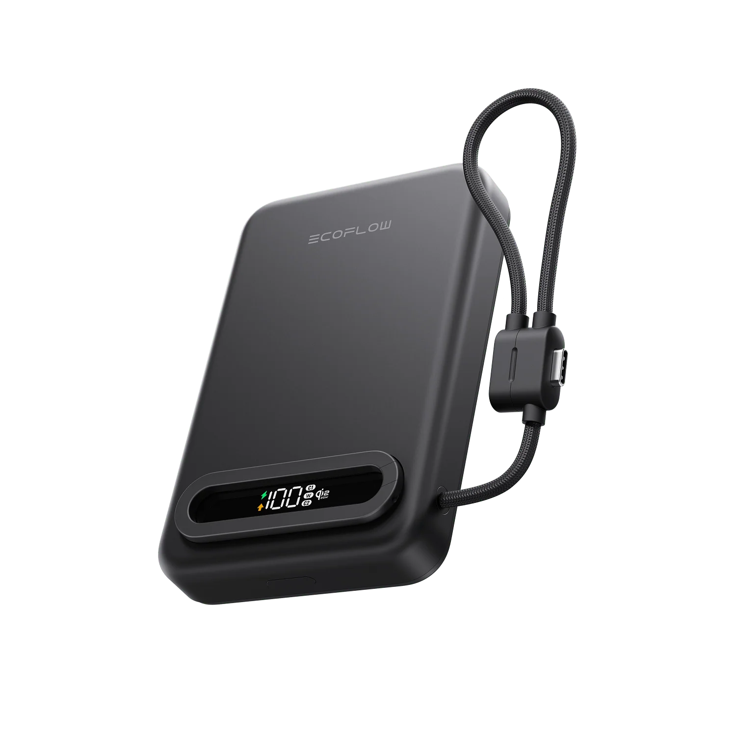 Power bank EcoFlow RAPID Mag Qi2.2 (10.000 mAh, 25 W, cavo USB-C integrato) - Image 2