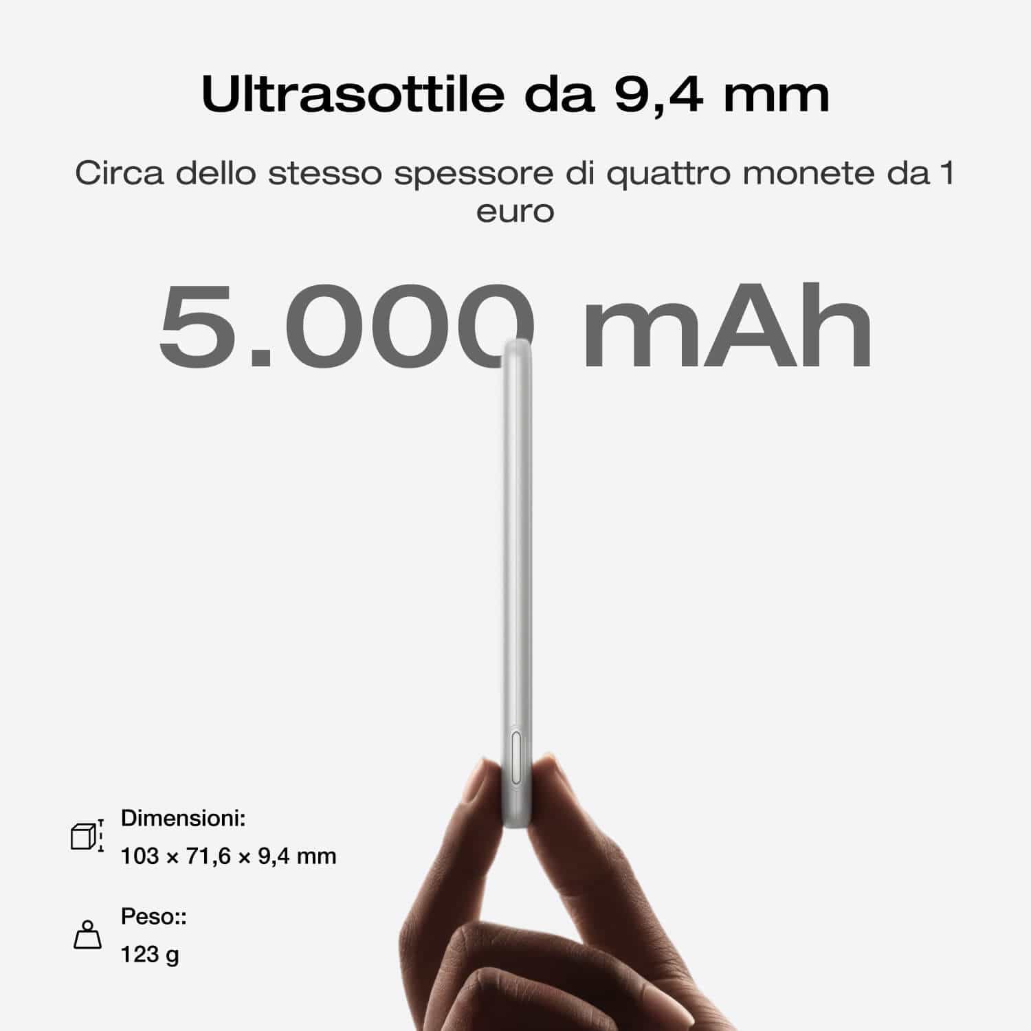 Power bank magnetica EcoFlow RAPID (5.000 mAh, 7,5 W, ricarica magnetica) - Image 6