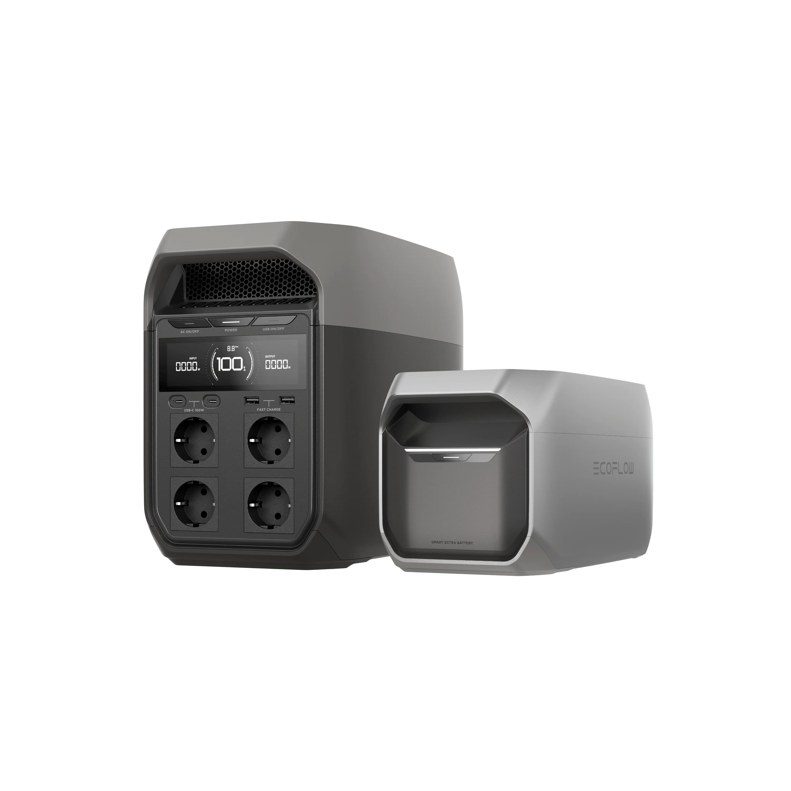 Set serie EcoFlow DELTA 3 + Batteria aggiuntiva intelligente (Prodotto ricondizionato)